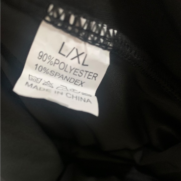 NWT Black Crisscross Mesh Leggings-Size L/XL - Picture 9 of 15